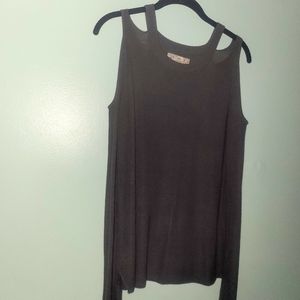 Peekaboo shoulder sweater